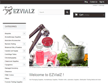 Tablet Screenshot of ezvialz.com